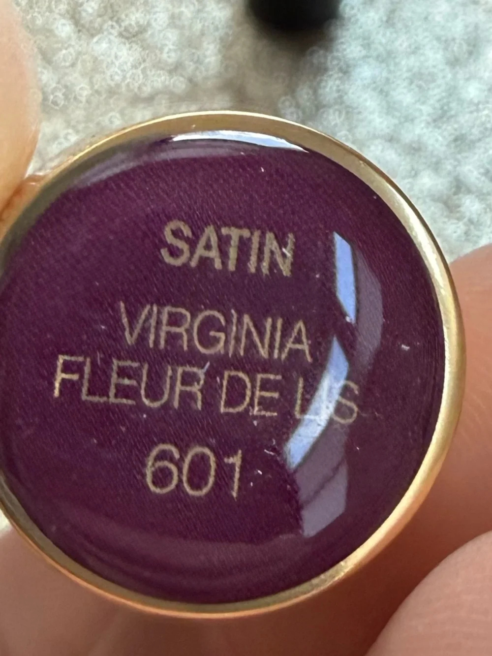 *NIB 3.5g 601 VIRGINIA FLEUR DE LIS Tester* Yves Saint Laurent Satin